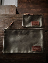 Load image into Gallery viewer, WAXED CANVAS GEAR POUCH
