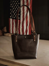 Load image into Gallery viewer, Horween brown tote
