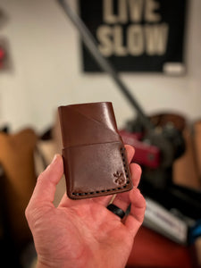 Mitchell wallet - Medium Brown harness leather