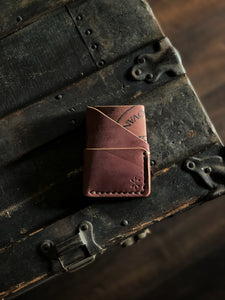 REVERSE SHELL CORDOVAN MITCHELL WALLET